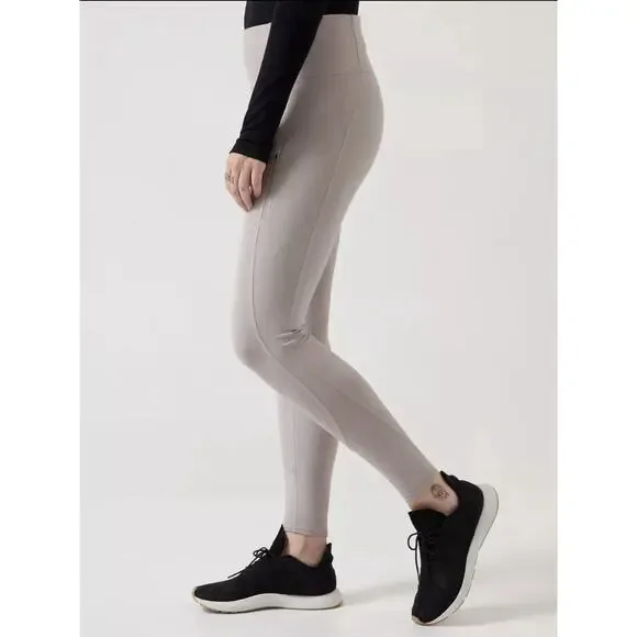 Athleta Pants Womens 3X Rainier Tight Tinsel Purple NWT Hiking Pockets MSRP $109 - Picture 3 of 3